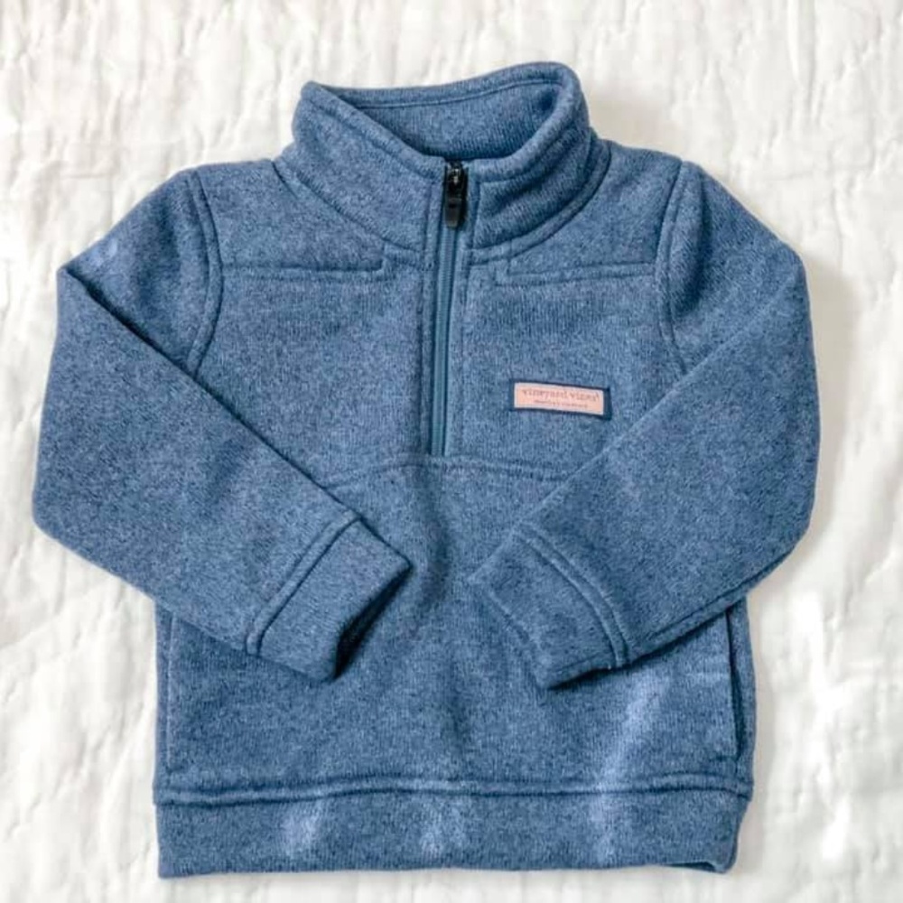 Vineyard Vines 2T fleece lined Shep Shirt